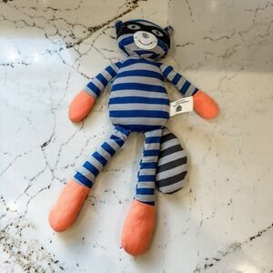 Organic Farm Buddies Robbie Raccoon Plush‎ Infant Baby Toy~Machine Washable~15"